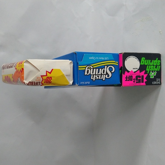 3 Vintage Deodorant Soap Bars Irish Spring Waterfall Lifebuoy - Picture 3 of 4